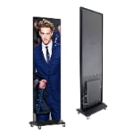 Plug-and-play LED advertising machine with Wi-Fi and USB control for easy content updates
