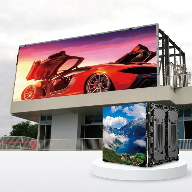 Full color DIP570 3-in-1 LED billboard with superior color mixing and wide viewing angles