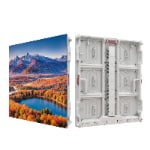 Easy front access outdoor LED screen for quick module replacement without rear space