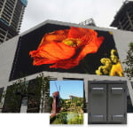 Cool-running energy-saving outdoor LED panel with superior heat dissipation and IP65 rating