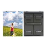 High-brightness HD outdoor LED screen with 7000 nits for clear visibility in direct sunlight