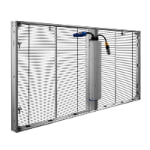 High transparency outdoor LED display allowing natural light with HD video performance