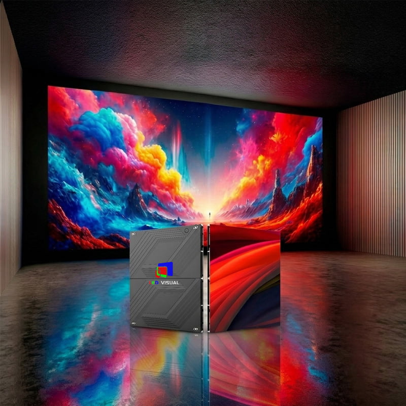Indoor conference room with small-pitch LED wall