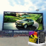 Front-serviceable outdoor LED billboard module 320mm*160mm for wall-mounted displays