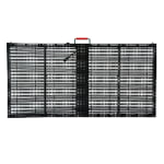 Sunlight-readable outdoor transparent LED video wall with 6000 nits brightness for daytime display