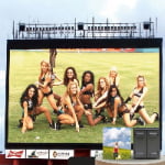 Fine pixel pitch HD outdoor LED billboard for high-resolution retail and street advertising