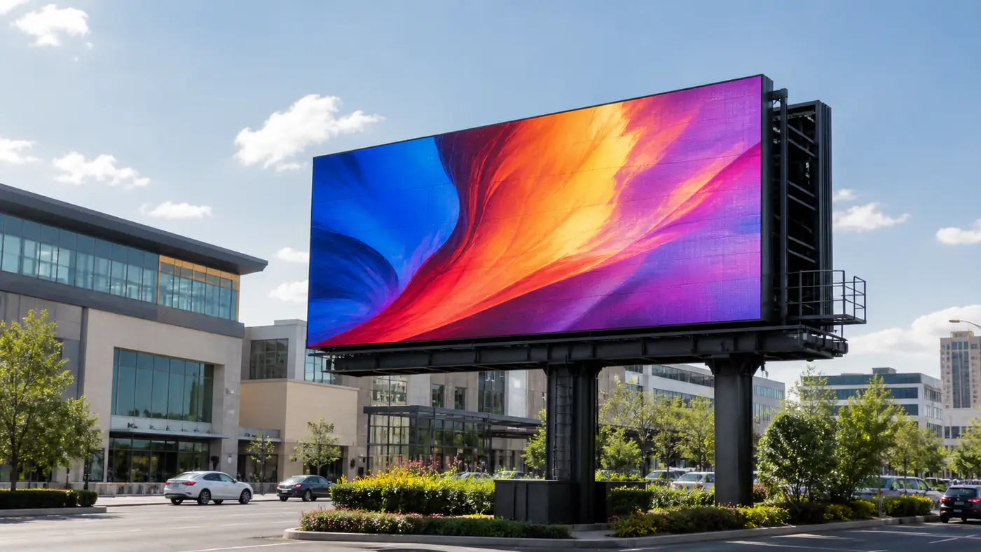 Outdoor LED billboard digital advertising
